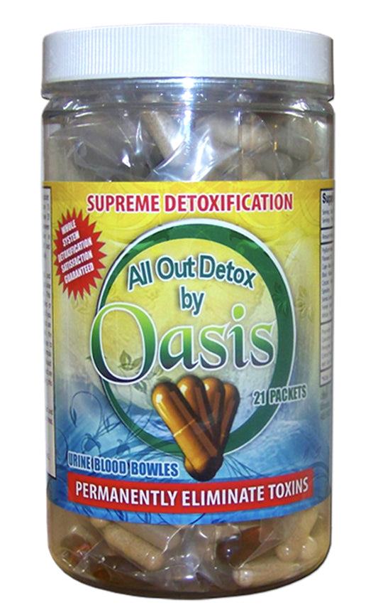 Oasis 7 Day Detox All Out Detoxification Capsules