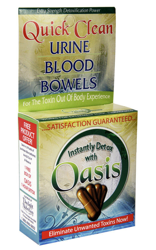 Oasis Quick Clean 1 Hour Detoxification Capsules